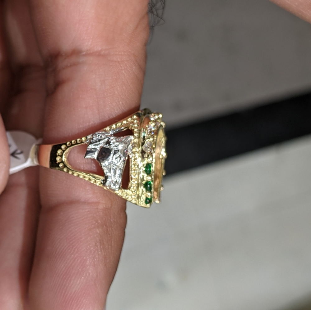 14kt Real Solid Gold Ring For Men - image 8